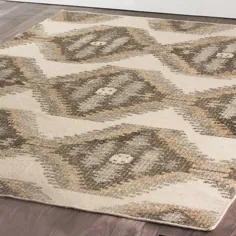 فرش پشمی الهام گرفته از هندسی خنثی