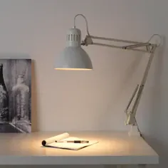 کانکتور RANARP دیواری / گیره ای با لامپ LED ، سفید - IKEA