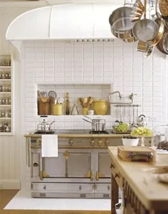 آشپزخانه های فرانسوی |  آشپزخانه و حمام چای آبی