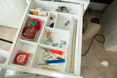 تقسیم کننده و سازماندهی کننده کشوی DIY برای کابینه الکس IKEA (بدون نجاری)