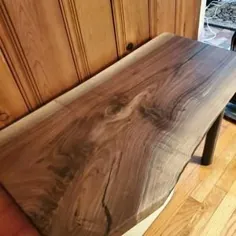 میز کنسول بازیافت چوب مبلمان چوبی میز خانه چوبی |  اتسی
