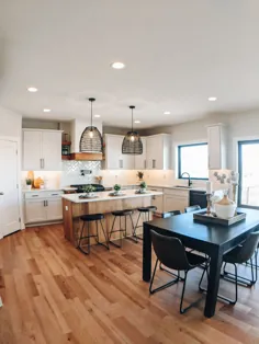 آشپزخانه و اتاق غذاخوری مدرن