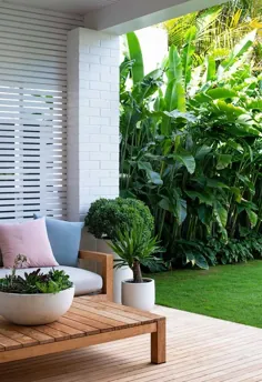 باغی به سبک تفریحی در سیدنی که در آن حریم خصوصی مهم است