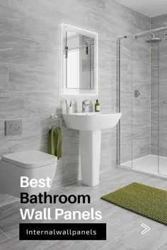 پانل های دیواری حمام عالی برای داشتن احساس تمیز