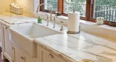 انواع مختلف سنگ مرمر برای میزهای آشپزخانه و حمام