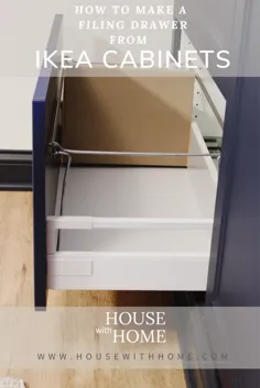 چگونه می توان به راحتی یک کاور ساده پر کردن برای کابینت های Ikea Sektion - خانه ای با خانه تهیه کرد