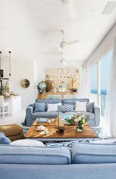 21 اتاق نشیمن مجلل به سبک Hamptons برای الهام بخشیدن به شما