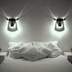 چراغ سر آلومینیومی آهوی LED مشکی |  Fancy.com