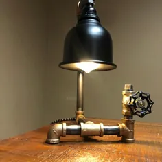 لامپ لوله صنعتی؛  لامپ لوله؛  PipeMan؛  لامپ ربات ؛  چراغ رومیزی؛  چراغ میز؛  هالتر  لامپ لهجه ای