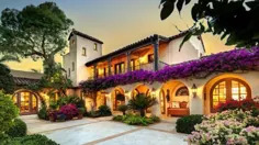 خانه های سبک hacienda نمای خارجی مکزیک |  اتاق نشیمن |  حیاط |  داخلی