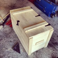 جعبه ذخیره سازی چوبی