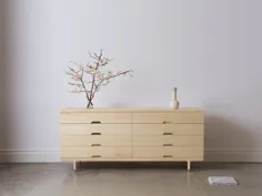 کمد ساده - کمد چوب جامد مدرن |  Kalon Studios ایالات متحده