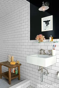 15 حمام سیاه و سفید که احساس تازه و لوکسی دارند