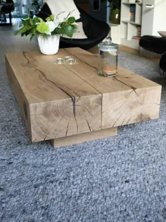 15 میز چوبی لمس طبیعی را در داخل ایجاد کنید