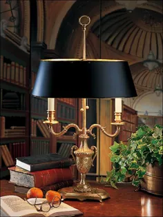 لامپ های برنجی و لامپ های طلایی - مجموعه لامپ های رومیزی