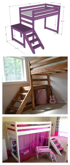 تختخواب سفری DIY Camp با پله