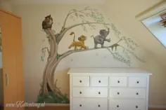 رونق Muurschildering با Disney figuurtjes - Timelapse روبرو شد