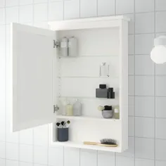 کابینت آینه ای HEMNES با 1 درب ، سفید ، 24 3 / 4x6 1 / 4x38 5/8 "- IKEA