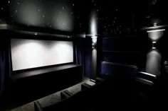 80 ایده طراحی سینمای خانگی برای آقایان - عقب نشینی اتاق فیلم