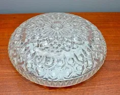 لامپ سبک سنتی شیشه شیر با پایه نیمه شستشو |  اتسی