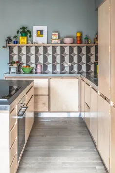 آشپزخانه تخته سه لا Pegboard - آشپزخانه های پایدار
