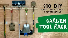 10 دلار ذخیره سازی ابزار DIY Garden