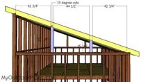 12x16 Lean to Shed with Loft Roof Plans |  MyOutdoorPlans |  طرح ها و پروژه های رایگان نجاری ، DIY Shed ، Wooden Playhouse ، کلاه فرنگی ، Bbq