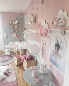Babyzimmer در Grau und Rosa einrichten - 40+ entzückende Ideen