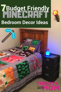 دکوراسیون اتاق خواب Minecraft من برای مادران عادی