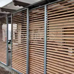 کرکره های کشویی چوبی خارجی |  کارخانه پرده های چوبی SKIRPUS