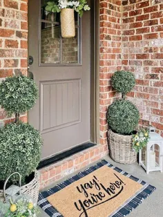 Doormats لایه ای برای بهار - او این کار را انجام داد