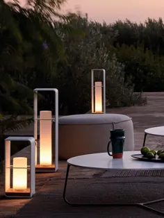 ایده های روشنایی باغ: فانوس های مدرن