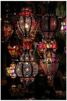 لامپهای ترکی به سبک مراکشی