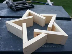 ستاره های چوبی DIY