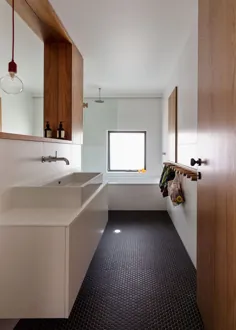 ایده های کاشی حمام - کاشی های شش ضلعی خاکستری
