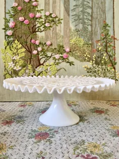 استند کیک شیشه ای شیر استند کیک عروسی پایه کیک عروسی |  اتسی
