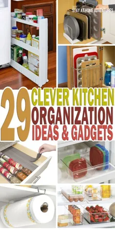 29 ایده و ابزار سازمان آشپزخانه باهوش