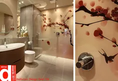 طراحی حمام ژاپنی جمهوری طراحی محدود حمام به سبک آسیایی صورتی |  احترام گذاشتن