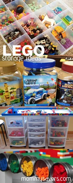 ایده های جالب و شگفت انگیز ذخیره سازی LEGO
