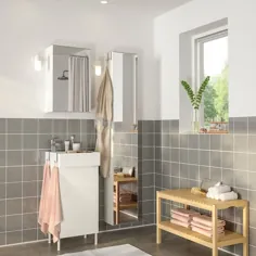 LILLÅNGEN / LILLÅNGEN مبلمان حمام ، ست 6 تایی - شیرآلات سفید / Ensen - IKEA