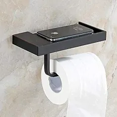 نگهدارنده کاغذ رول توالت توالت توالت برنجی FLG نگهدارنده کاغذ لوازم جانبی تک حمام ، برنز مالیده روغن