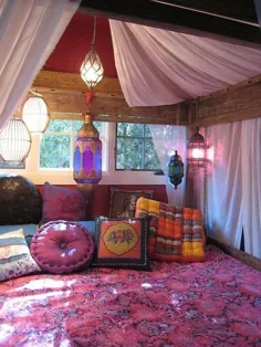 1001 شب عربی در اتاق خواب شما.  ایده های دکوراسیون مراکشی