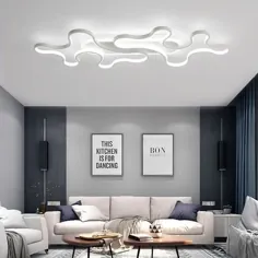چراغ های سقفی ابر LED مدرن برای اتاق نشیمن
