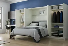 تخت های مورفی |  تخت های دیواری |  ایده های صرفه جویی در فضا در سبک زندگی تخت مورفی