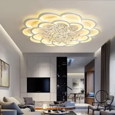 چراغ های سقفی LED کریستال مدرن برای چراغ سقفی دکو منزل اتاق خواب اتاق نشیمن