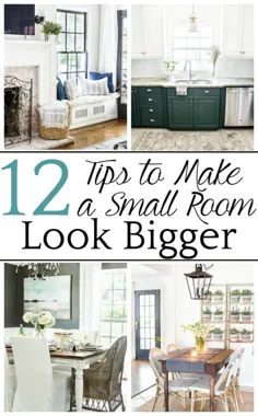 چگونه یک اتاق کوچک را بزرگتر نشان دهیم