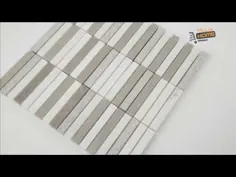 مجموعه الگوهای کاشی موزاییکی مشبک مرمر Linea 12 ′′ x 12 Collection-MSI