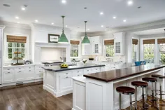 آشپزخانه های سفید زیبا - خانه هارگروو