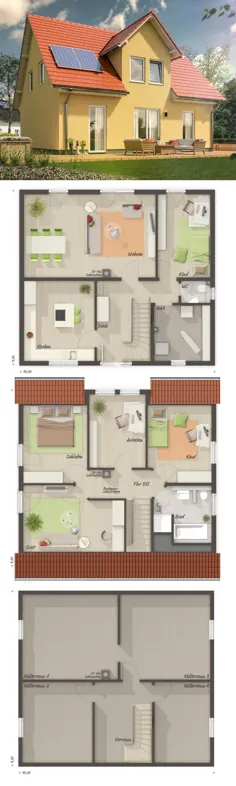 Einfamilienhaus FLAIR 134 klassisch mit Satteldach - |  HausbauDirekt.de