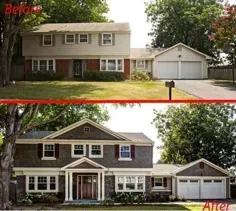 20 ایده قبل و بعد از طراحی بیرونی منزل